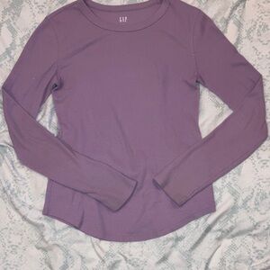 GAP Women's Purple Long Sleeve Top